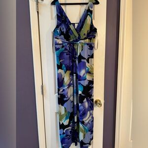 Floral print maxi dress